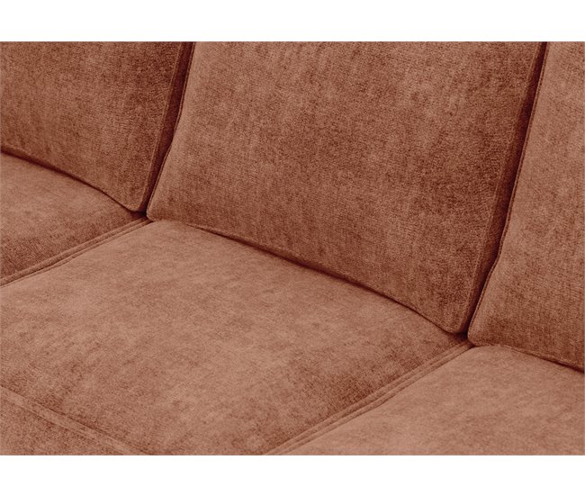 Sofá de 3 lugares com cama AZZURO Terracota