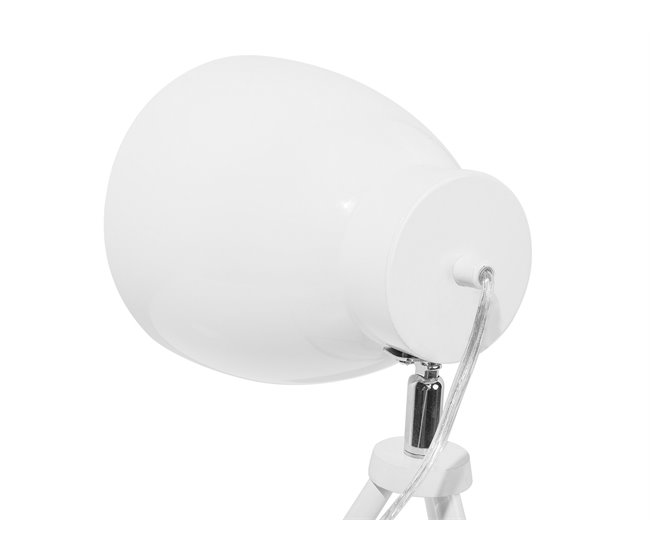 Beliani Lámpara de mesa TAMEGA Branco