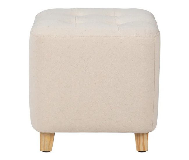 Puff CHARME 35x35 cm tecido algodão sortido Multicor
