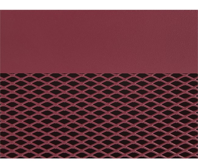 Beliani Mesinha de cabeceira OSSETT Vermelho