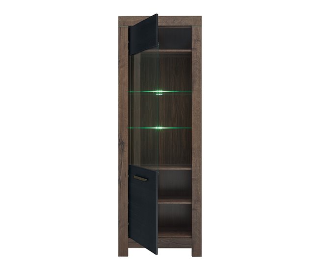 Armário expositor de 2 portas Adam 68 Madeira