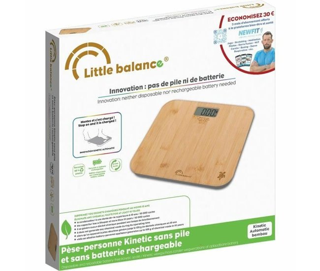 Balança digital para casa de banho Automática Kinetic Multicor