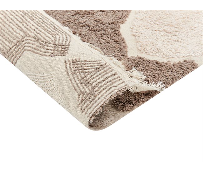 Beliani Pelos curtos SINOP 140x200 Castanho