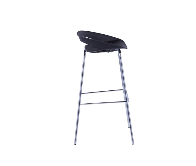 Banco alto STAR fixo 86,5 cm de alto Preto
