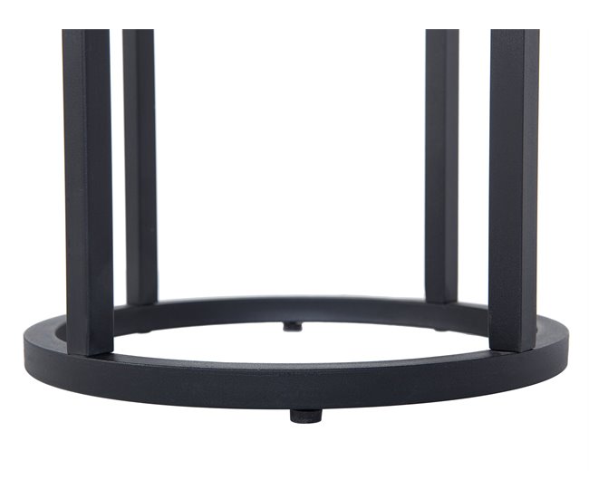Beliani Mesa de apoio DIXIE 48x48 Castanho