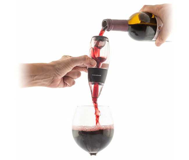 Arejador de Vinho com Filtro, Suporte e Capa Transparente