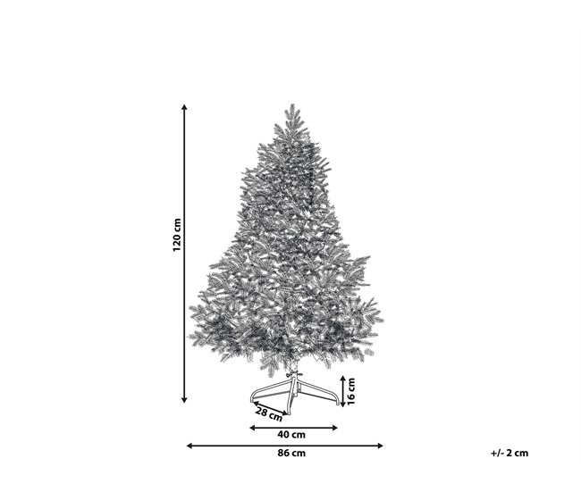 Beliani Árvore de Natal TATLOW 