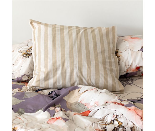 Capa de travesseiro White peonies Multicor