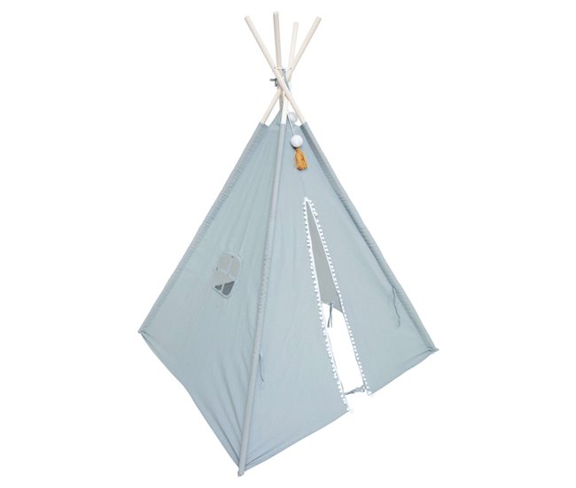 Teepee Infantil Wapi - Poliéster Enrolável e Portátil Azul
