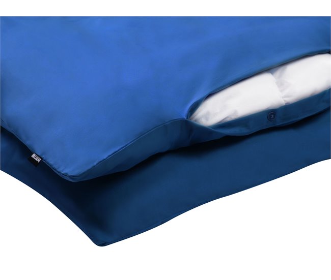 Beliani Lençóis HARMONRIDGE Azul
