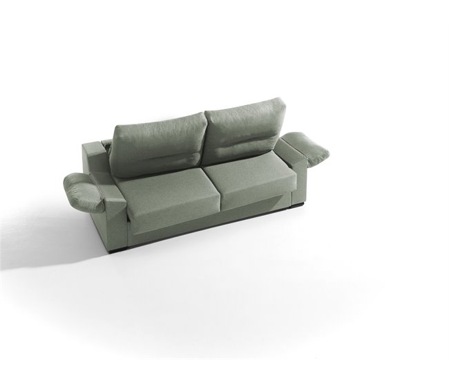 Sofá cama 3 lugares NIMBUS na cor bege Verde