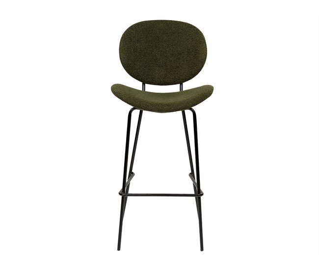 Beliani Silla de bar LUANA Branco