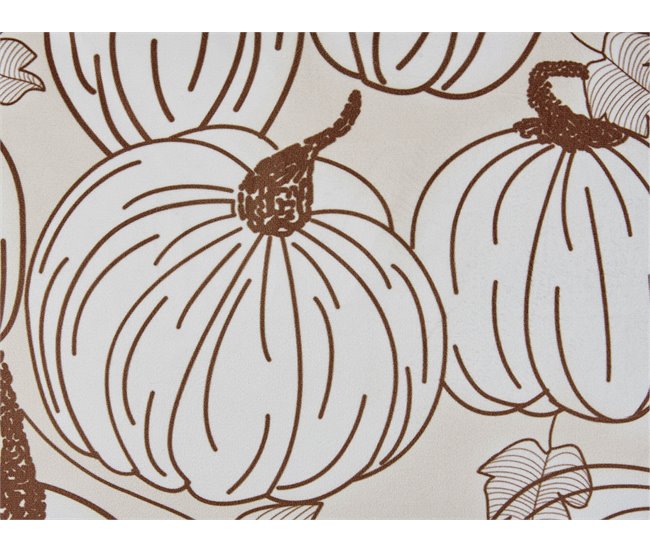 Beliani Almofada decorativa GOURD Bege