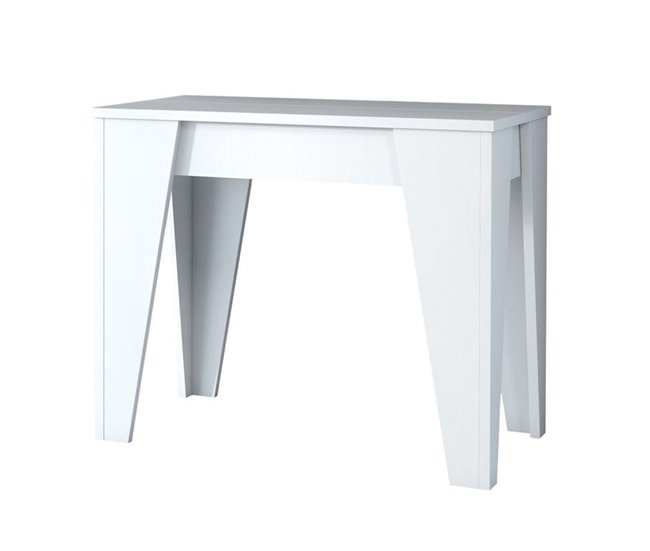  Mesa de consola extensível TM 90x53 Branco