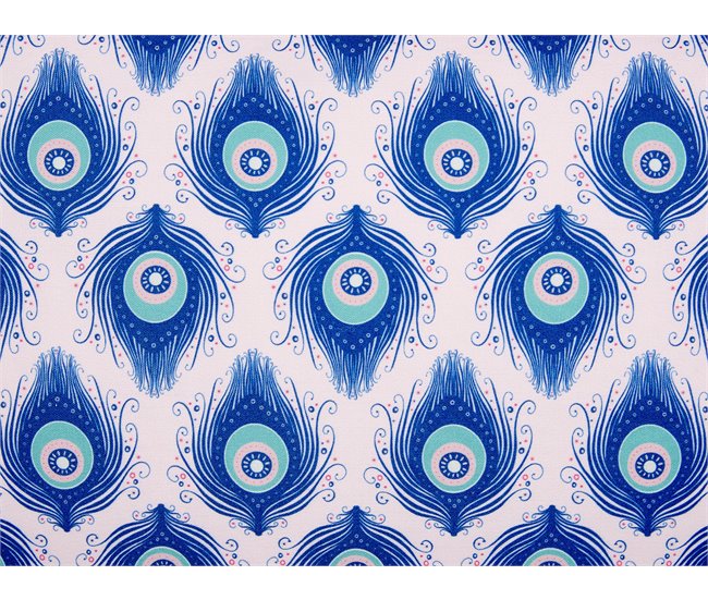 Beliani Almofada de jardim CERIANA 40x60 Azul