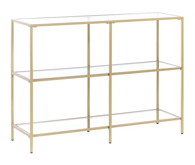 Beliani Consola ORETTA Dourado