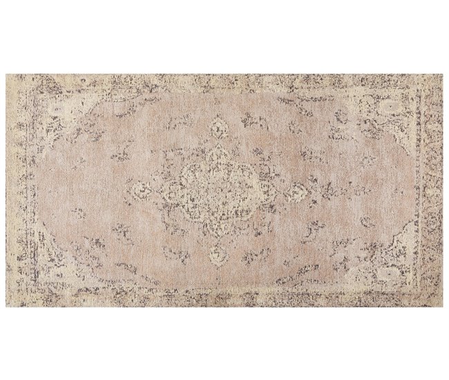 Beliani Pelos curtos MATARIM 80x150 Rosa Talco