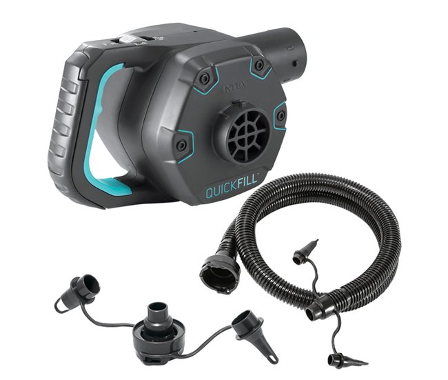 Bomba elétrica intex 220-240v com mangueira Cinza