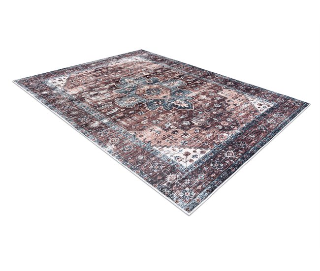 ANDRE 1826 Tapete Ornamento vintage antiderrapante 80x150 Multicor