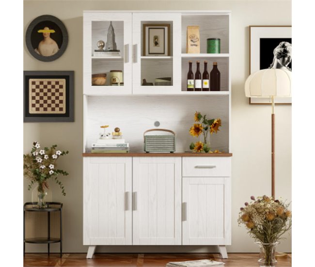 Aparador, sala de estar, sala de jantar Branco