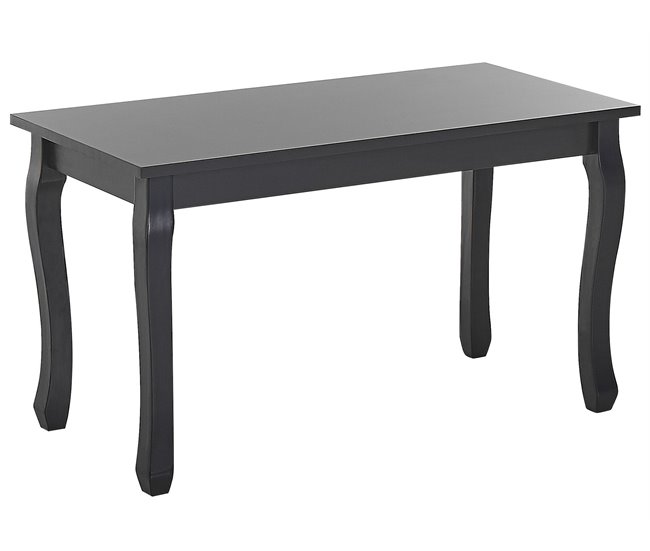 Beliani Mesa de centro SNOOK 40x80 Preto