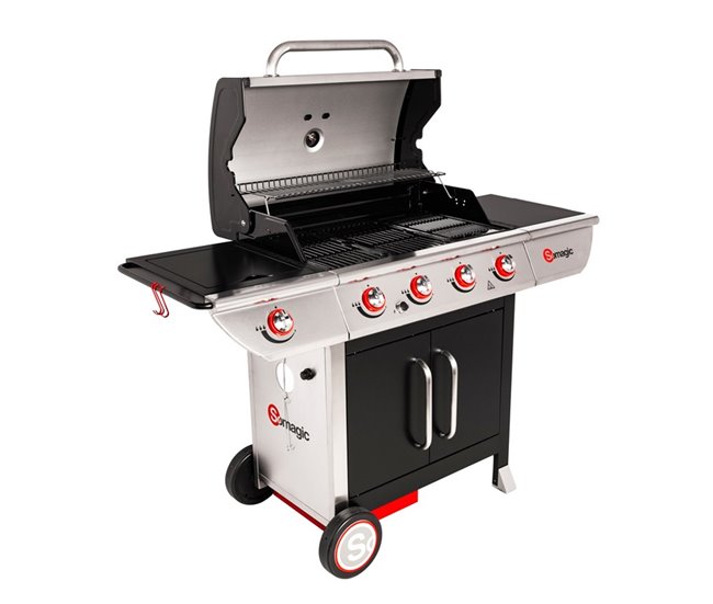 Barbecue a gás MANHATTAN 450GPI 4 queimadores Preto