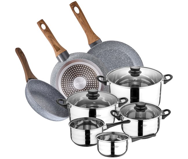 Bateria 8 peças Cromada