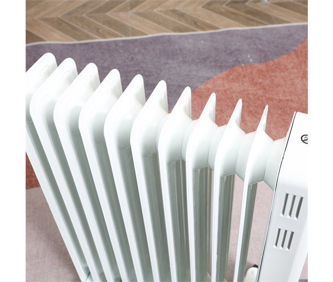Aquecedor a Óleo HOMCOM 820-275V90 Branco