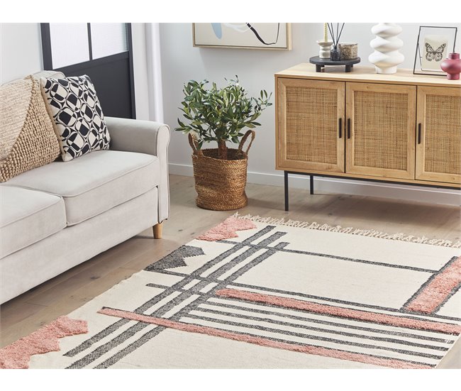 Beliani Pelos curtos MURADIYE 160x230 Bege