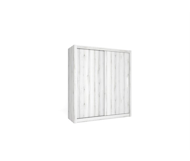 Roupeiro BARI portas deslizantes 182x201cm branco Branco