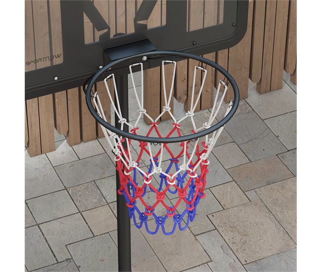 Tabela de Basquetebol Aço e PE SPORTNOW Preto