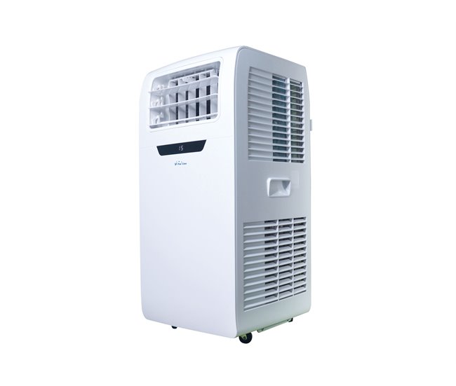 Ar condicionado portátil 2250 frigorias com ventoinha e controlo remoto Branco