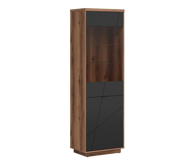 Vitrina de 2 portas Sven Madeira