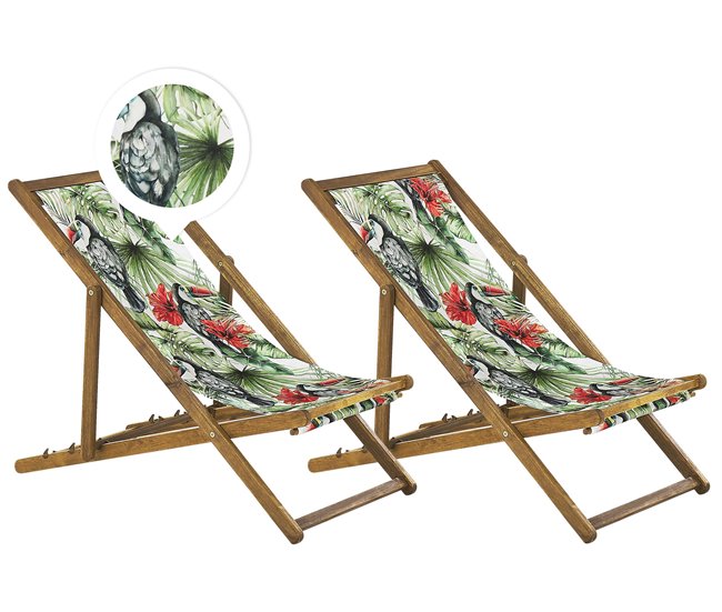 Beliani Cadeira lounge/relax ANZIO Multicor