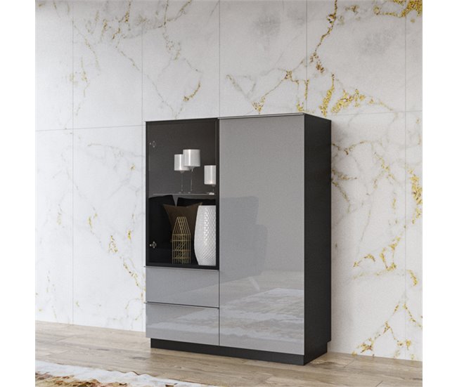 Armário para porcelana Mathis 100 Preto