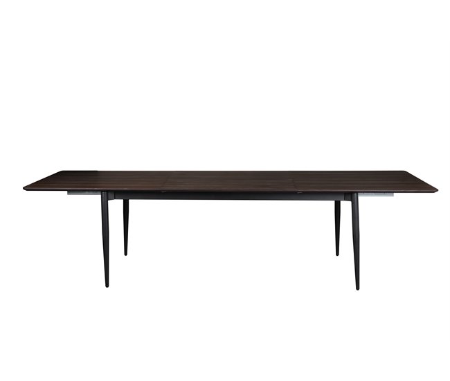 Mesa de jantar extensível OLYMPIA castanha Castanho