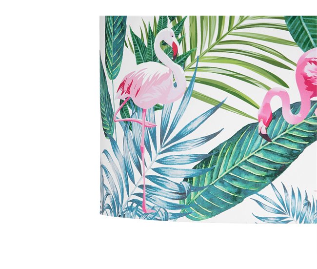 Beliani Candeeiro de tecto FLAMINGO Multicor