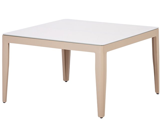 Beliani Conjunto lounge RIMA III Areia