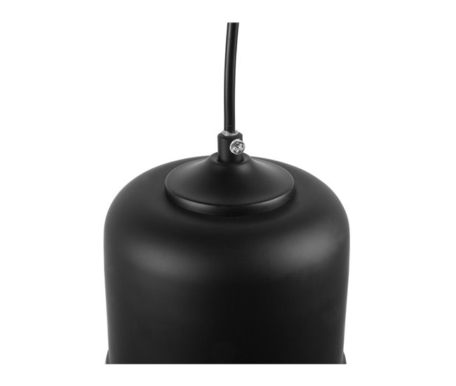 Beliani Lámpara colgante PURUS Preto