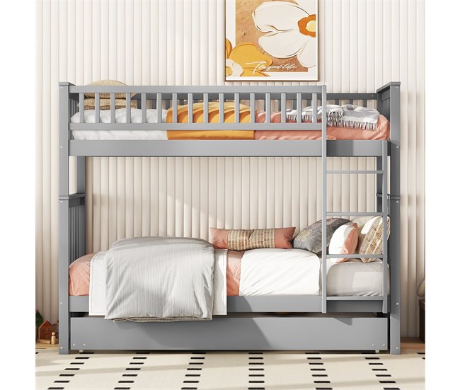 Beliches 95x205 Cinza