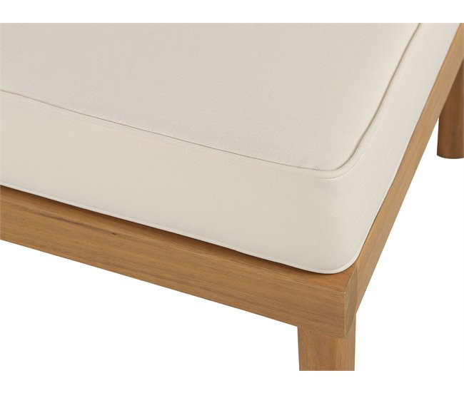 Beliani Repousa-pés BARATTI Creme