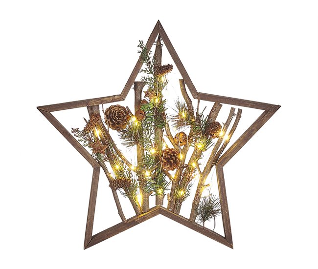 Beliani Acessório decorativo DOKKA Castanho
