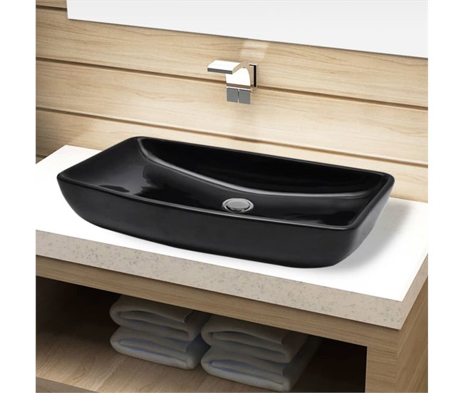 Lavatório - Lavabo - Pia de banheiro Preto
