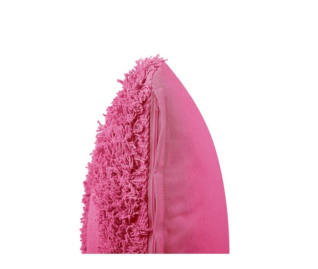 Beliani Cojín decorativo RHOEO 45x45 Rosa