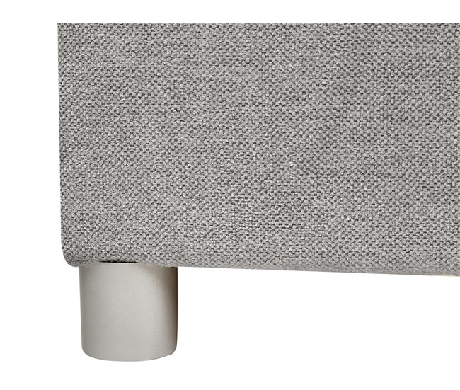 Beliani Cama continental com arrumação Poliéster MINISTER 168x209 Bege