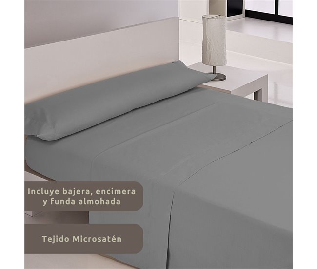 A Folha de Cama Lisa de Microfibre 