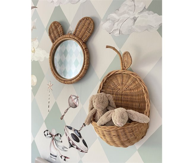 Beliani Decoração de parede MAKONDE Natural