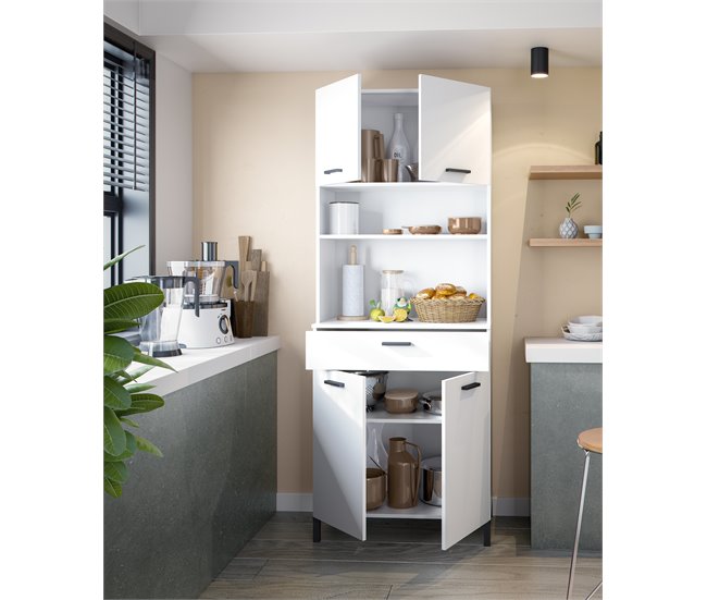 Louceiro de cozinha CONFO BASIC Branco Branco