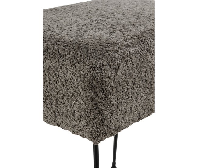 Banquete Fixado Cinza Escuro