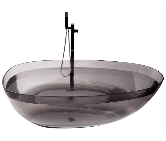 Beliani Banheira autónoma BLANCARENA 169x78 Preto